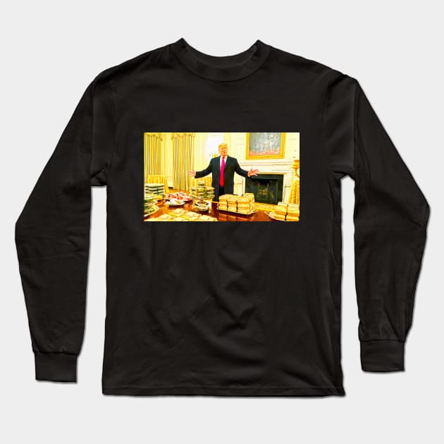 Parable of the Great Trump Banquet Long Sleeve T-Shirt by christopper